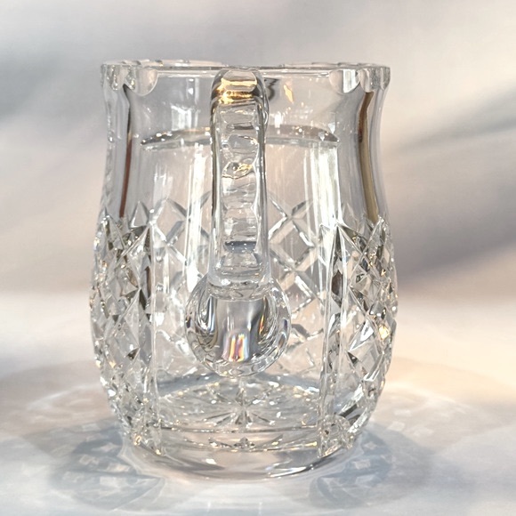 Gorgeous Vintage Ceska “Canterbury” Bohemian Crystal 5” Pitcher - Perfect - Picture 13 of 16